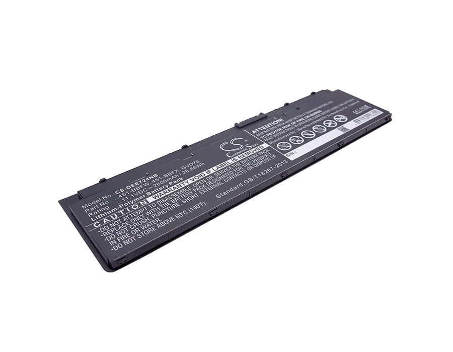 Batteri till Notebook, Bärbar dator för DELL Latitude E7240, Latitude 12-7000