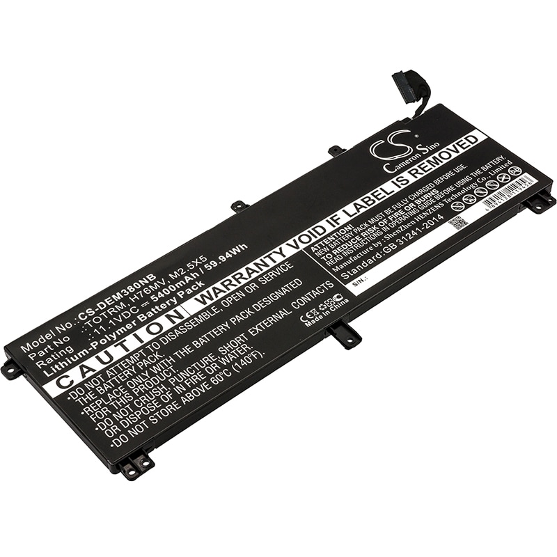 Batteri till Notebook, Bärbar dator för DELL Precision M3800, XPS 15 9530 m.fl.