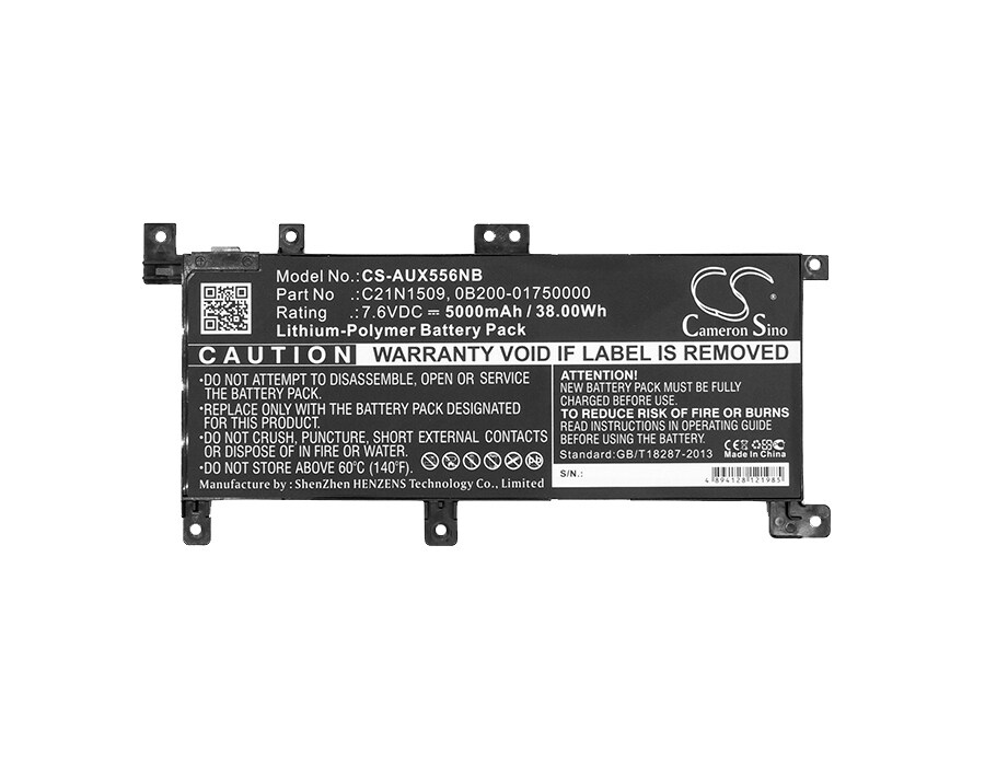 Batteri till Notebook, Bärbar dator för Asus X556UA, X556UB, X556UF m.fl.