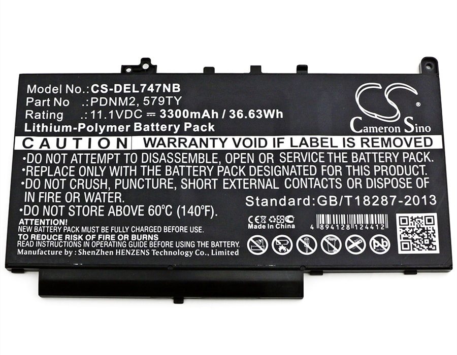 Batteri till Notebook, Bärbar dator för DELL Latitude E7470, Latitude E7270 m.fl.