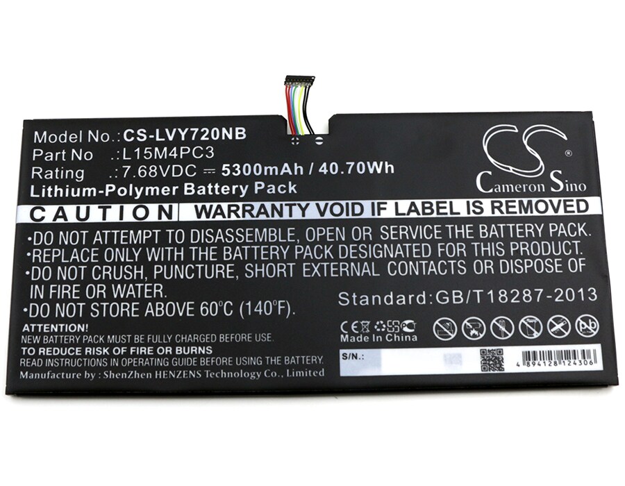 Batteri till Notebook, Bärbar dator för Lenovo Miix 5 Pro, IdeaPad Miix 720 m.fl.
