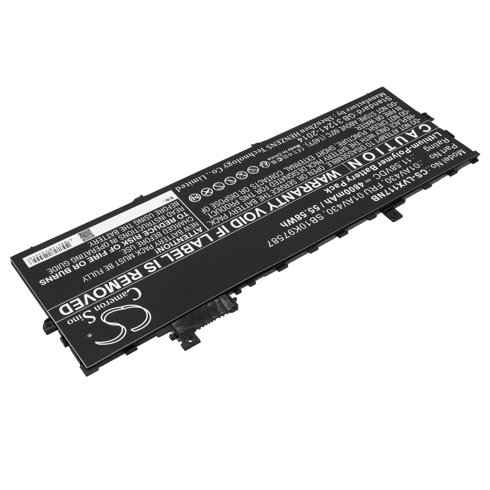 Batteri till Notebook, Bärbar dator för Lenovo ThinkPad X1 Carbon 2017 m.fl. / batteri / cell