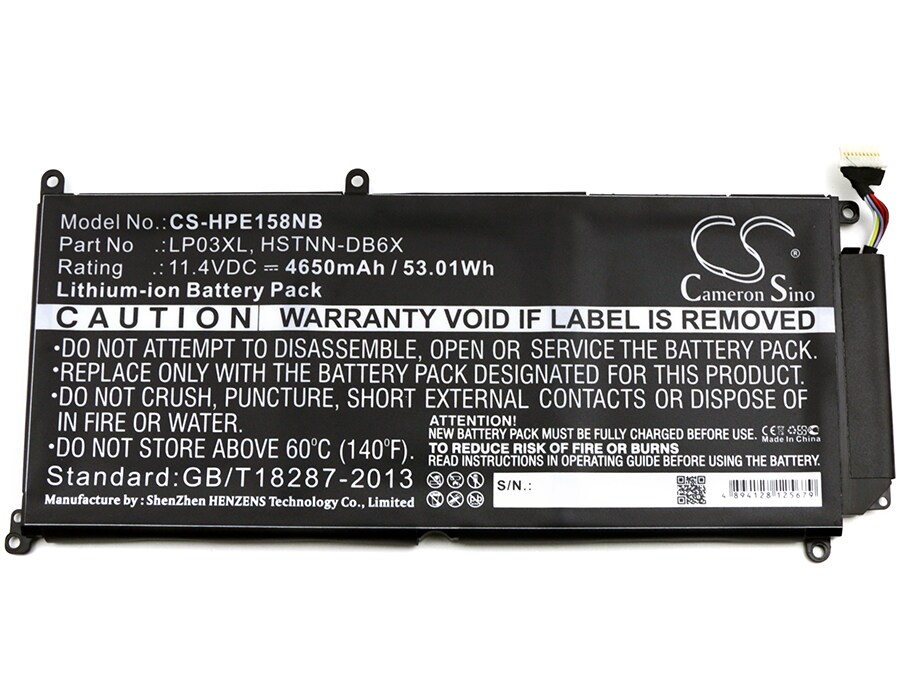 Batteri till Notebook, Bärbar dator för HP Envy 15-AE015TX, N1V47PA, Envy 15-AE016TX m.fl.