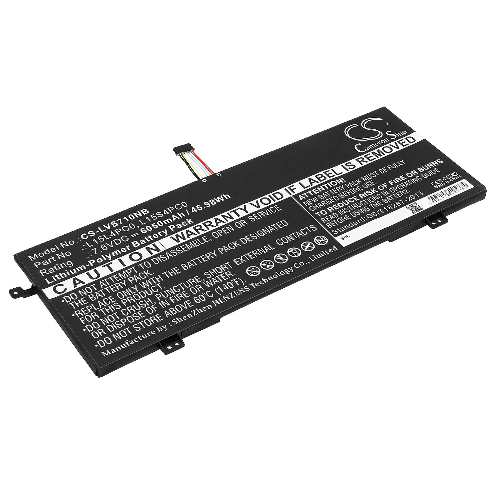 Batteri till Notebook, Bärbar dator för Lenovo IdeaPad 710S, IdeaPad 710S-13ISK m.fl.