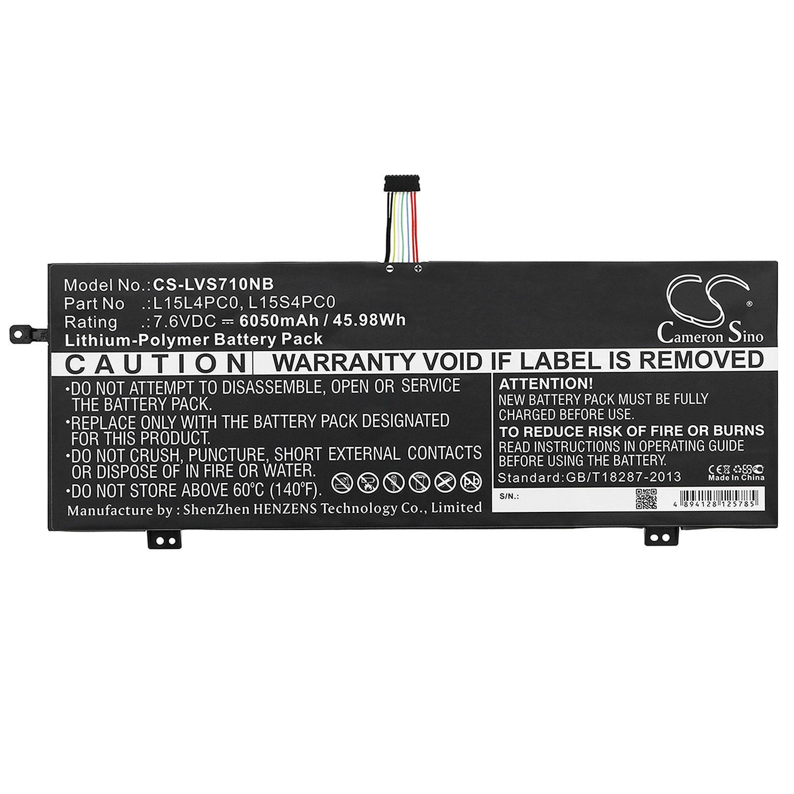 Batteri till Notebook, Bärbar dator för Lenovo IdeaPad 710S, IdeaPad 710S-13ISK m.fl.