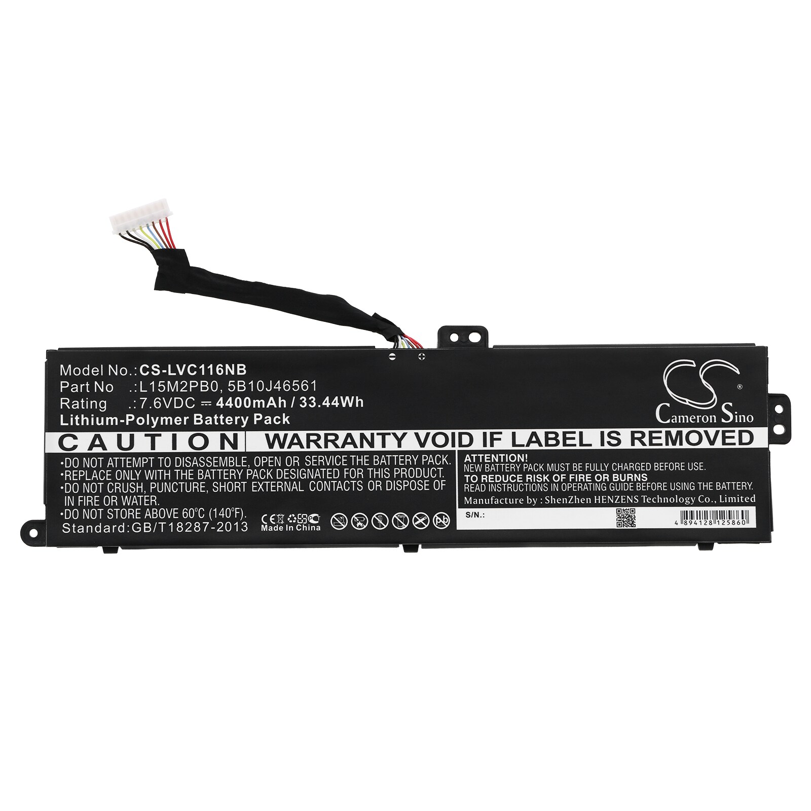 Batteri till Notebook, Bärbar dator för Lenovo Chromebook 11.6, 100S-11IBY