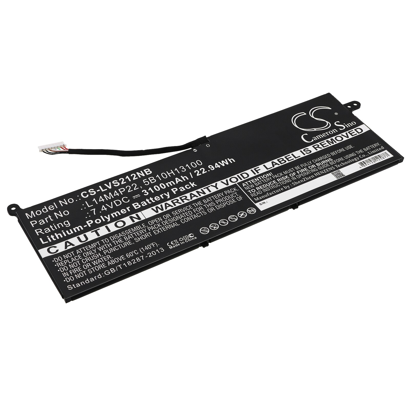 Batteri till Notebook, Bärbar dator för Lenovo IdeaPad S21E-20, IdeaPad S21E-20 80M4