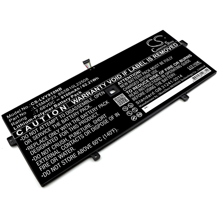 Batteri till Notebook, Bärbar dator för Lenovo YOGA 910, YOGA 910-13IKB m.fl.