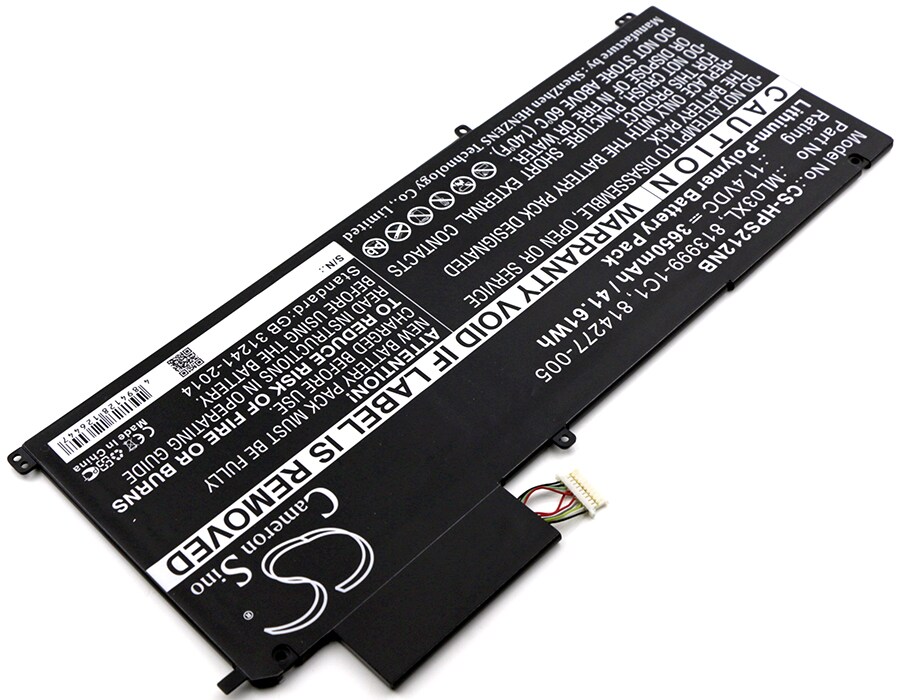 Batteri till Notebook, Bärbar dator för HP Spectre X2 12", Spectre X2 12-A001DX m.fl.