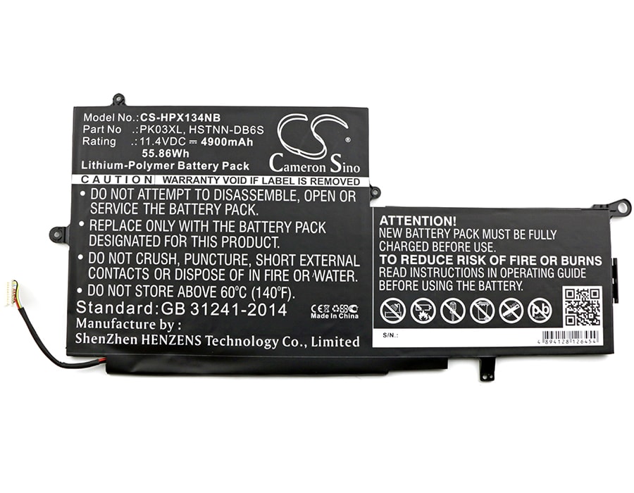 Batteri till Notebook, Bärbar dator för HP Spectre Pro X360, Spectre 13-4000 m.fl.