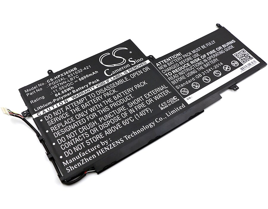 Batteri till Notebook, Bärbar dator för HP Spectre X360 15, Spectre X360 15 AP011DX m.fl.