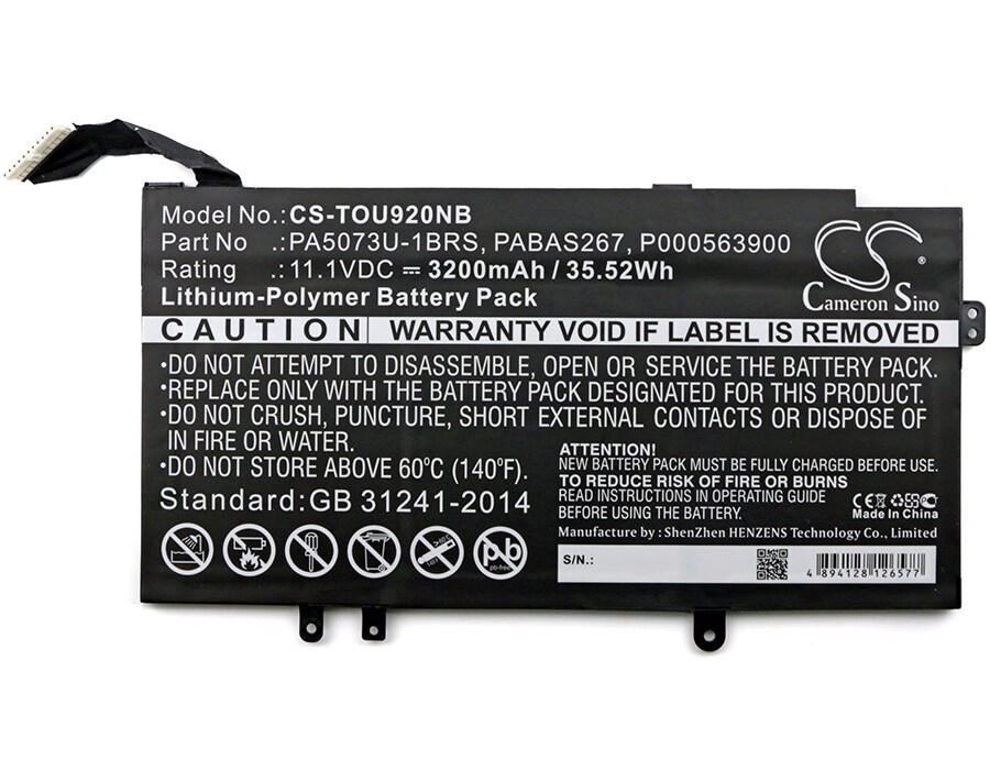 Batteri till Notebook, Bärbar dator för Toshiba Satellite U925t, Satellite U920t m.fl.
