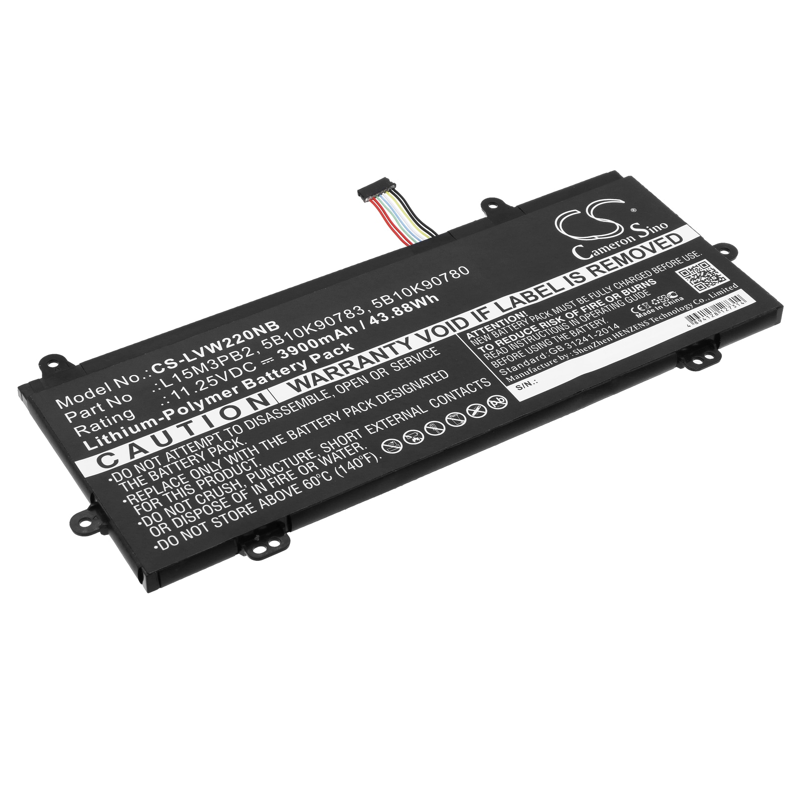 Batteri till Notebook, Bärbar dator för Lenovo N22 Winbook, 80SF0000US, iDeapad N22 m.fl.