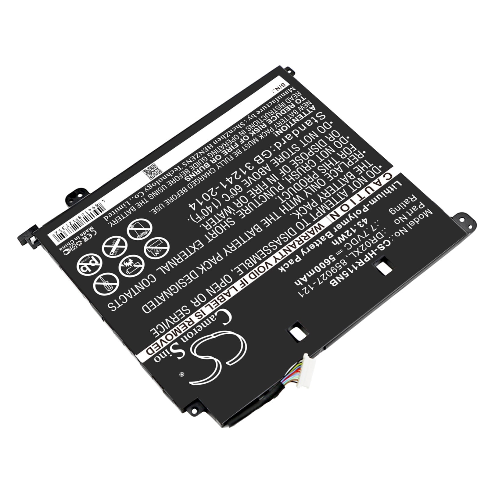 Batteri till Notebook, Bärbar dator för HP Chromebook 11 G5, Chromebook 11-V m.fl.