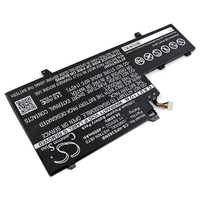 Batteri till Notebook, Bärbar dator för HP EliteBook x360 1030 G2, 1GY29PA, 1GY30PA m.fl.