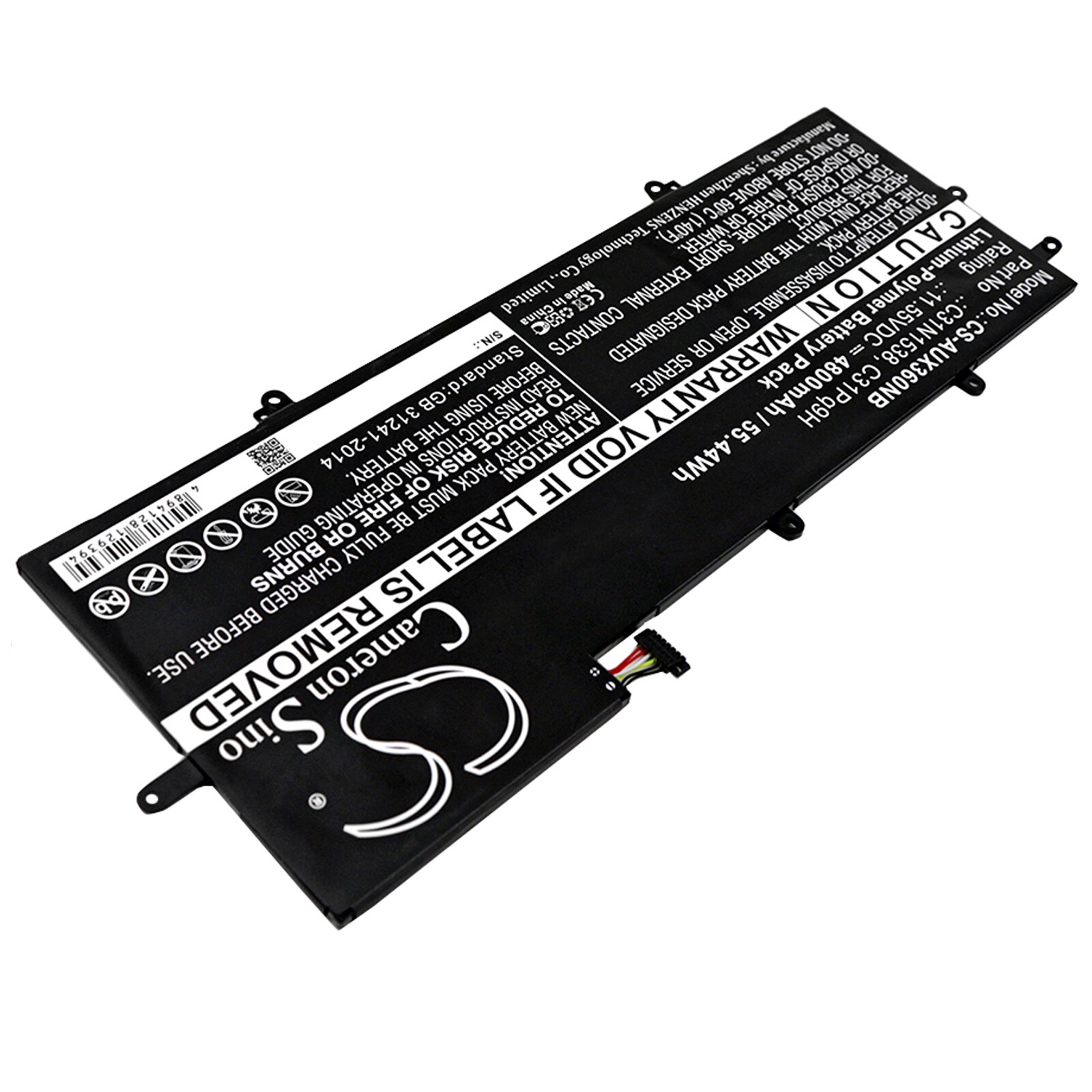 Batteri till Notebook, Bärbar dator för Asus UX360UA, Q324UA, UX360UA-1C m.fl.