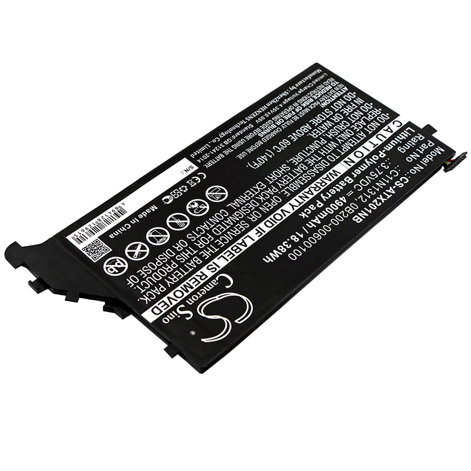 Batteri till Notebook, Bärbar dator för Asus Transformer Book TX201LA, TX201LA