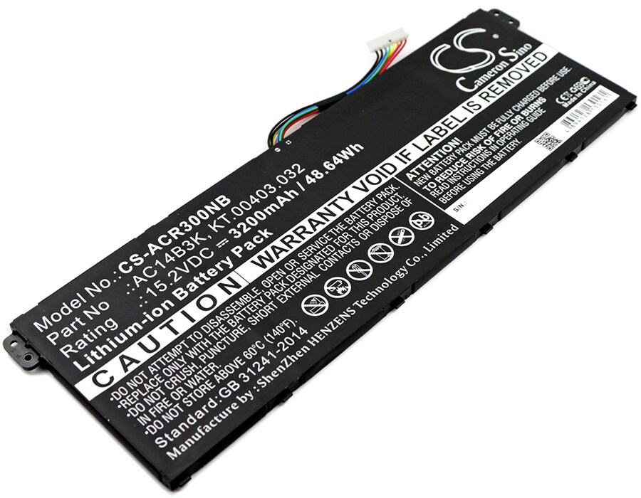 Batteri till Notebook, Bärbar dator för Acer Aspire R3, Aspire R3-131T m.fl.