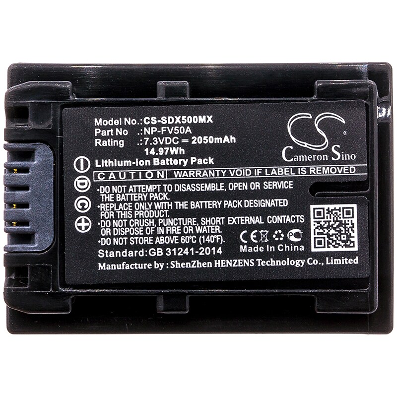 Batteri till Kamera för Sony FDR-AX40, FDR-AX45, FDR-AX60 m.fl.