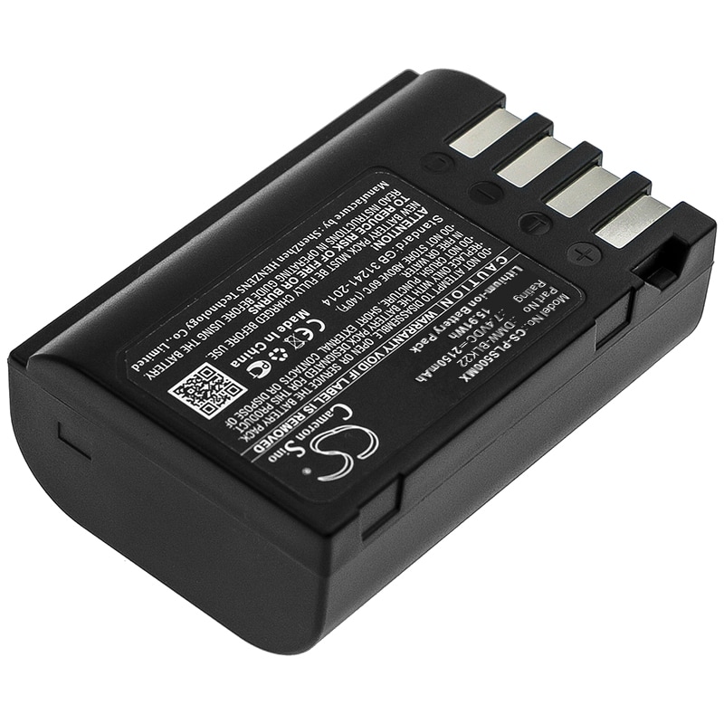 Batteri till Kamera för Panasonic Lumix DC-S5, Lumix DC-S5K, Lumix GH5 m.fl.