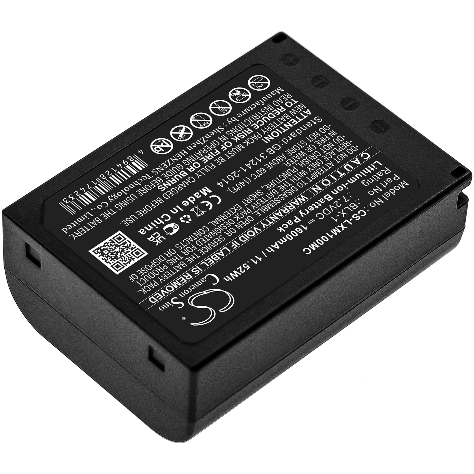 Batteri till Kamera för Olympus OM SYSTEM OM-1, OM-1 Mirrorless