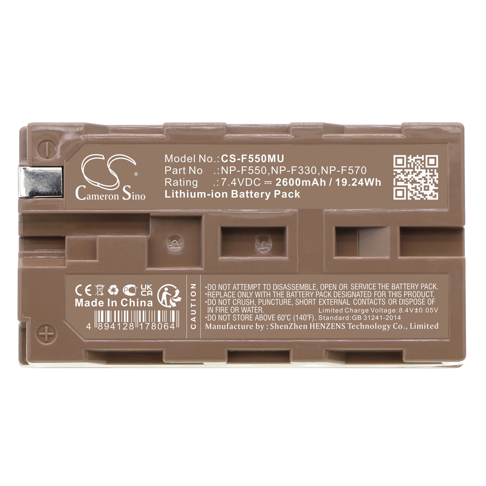 Batteri till Kamera för Sony CCD-SC7, CCD-SC9, CCD-TR12 m.fl.