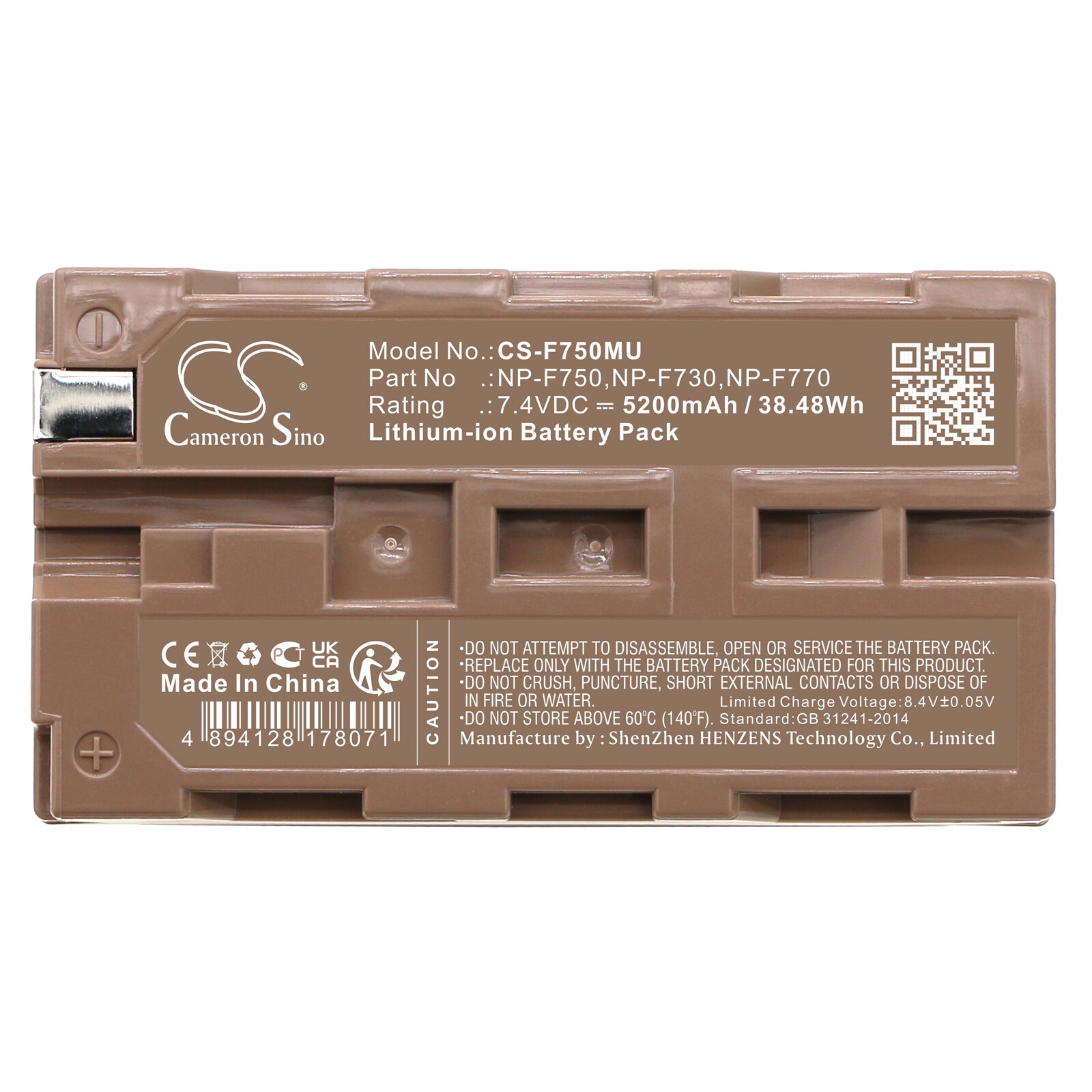 Batteri till Kamera för Sony CCD-SC7, CCD-SC9, CCD-TR12 m.fl.
