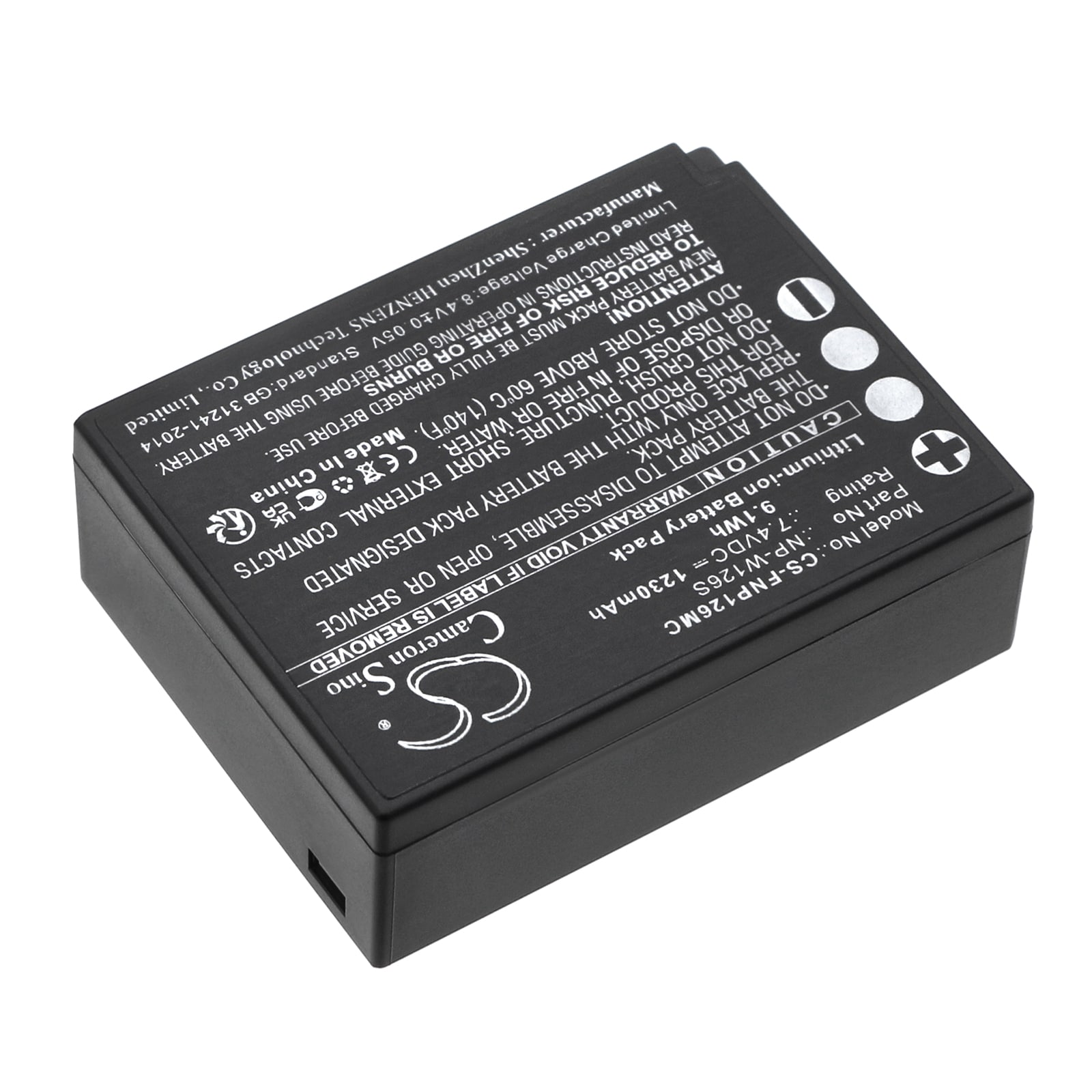 Batteri till Kamera för Fujifilm FinePix X-A1, FinePix X-E2, X-T10 m.fl.