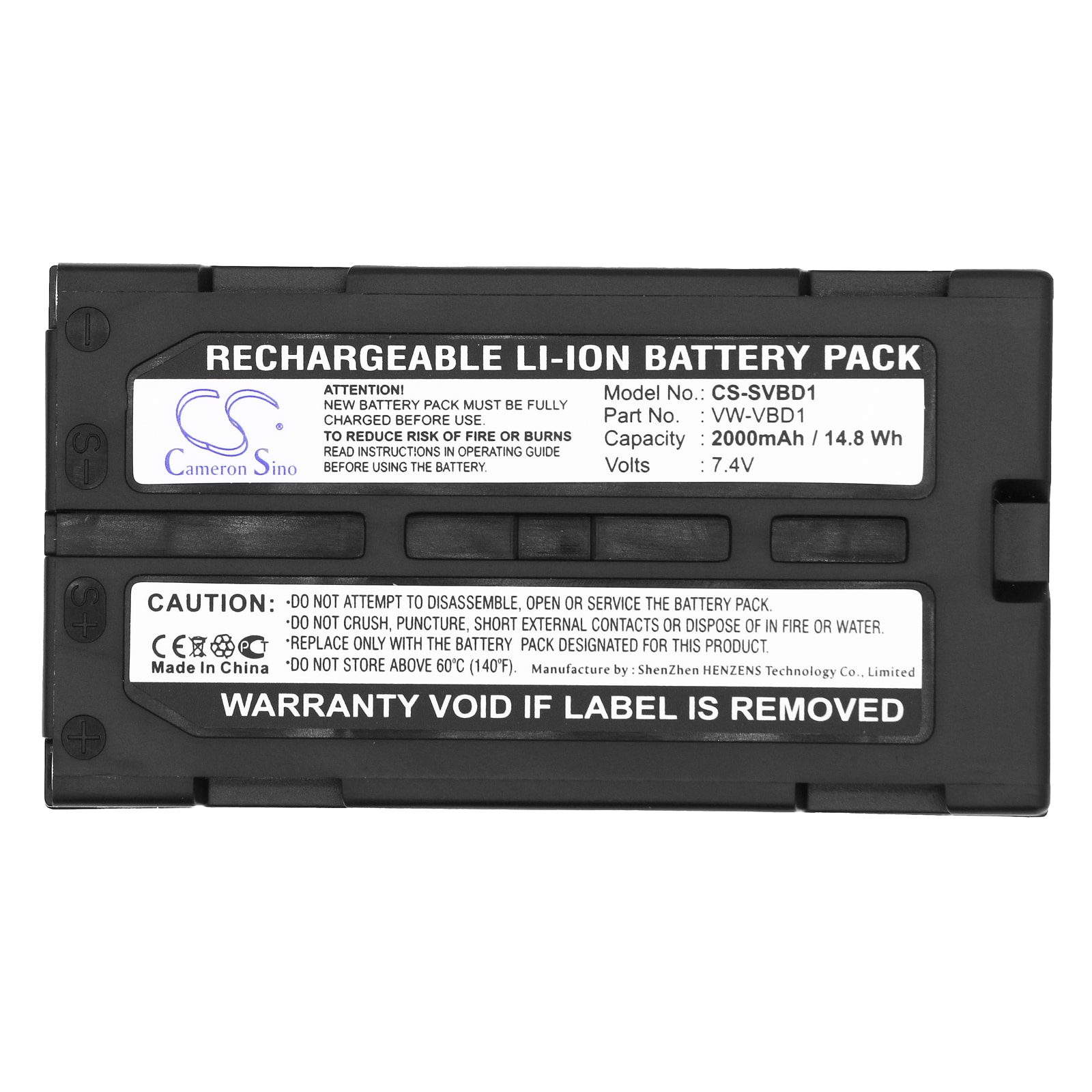 Batteri till Kamera för RCA CC8251, Pro 598, Pro 698H m.fl.