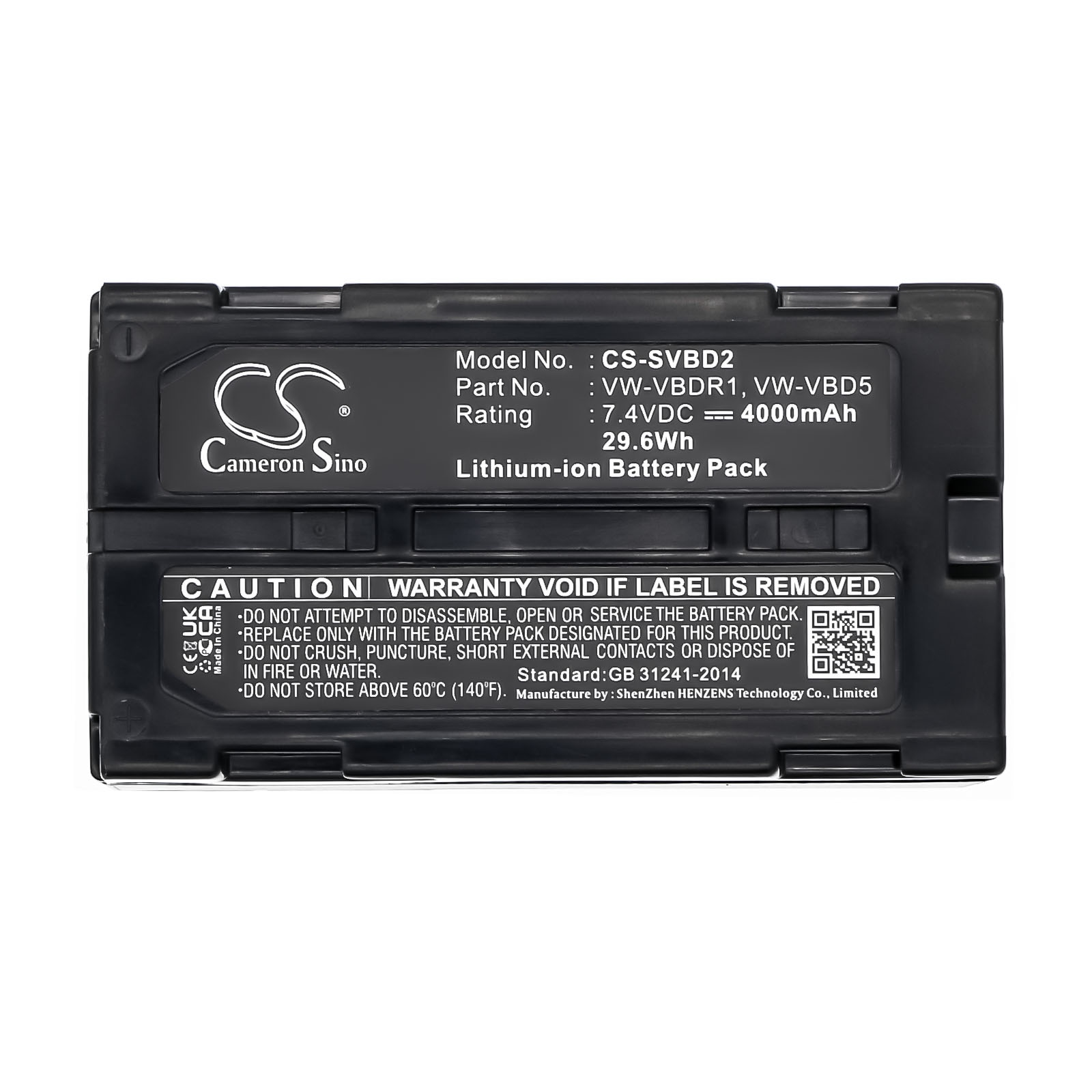 Batteri till Kamera för RCA CC-8251, PRO-V730, PRO-V742