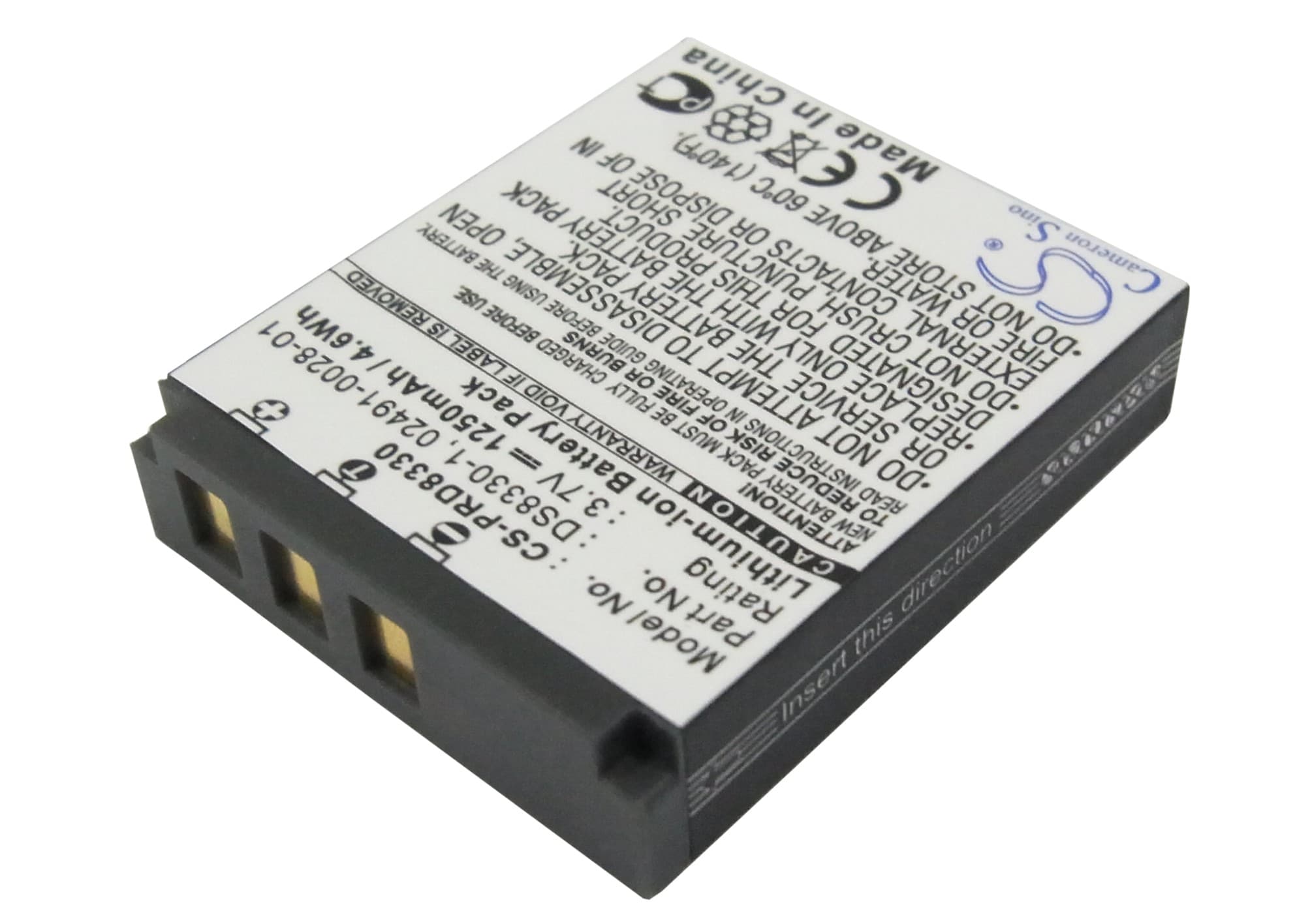 Batteri till Kamera för Revue DC 10.1, DC 100, DC 80 SZ m.fl.