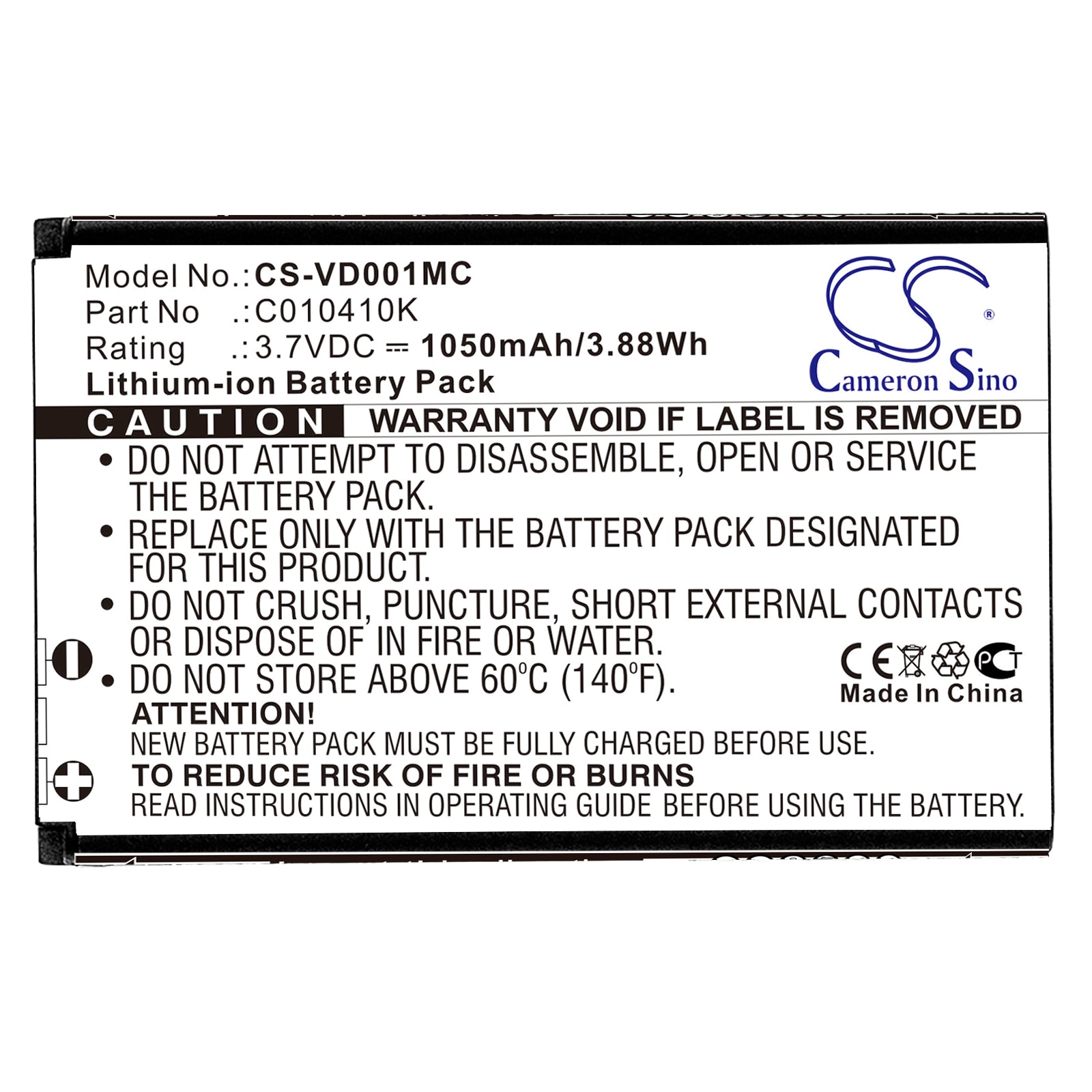 Batteri till Kamera för Oregon CT-3650