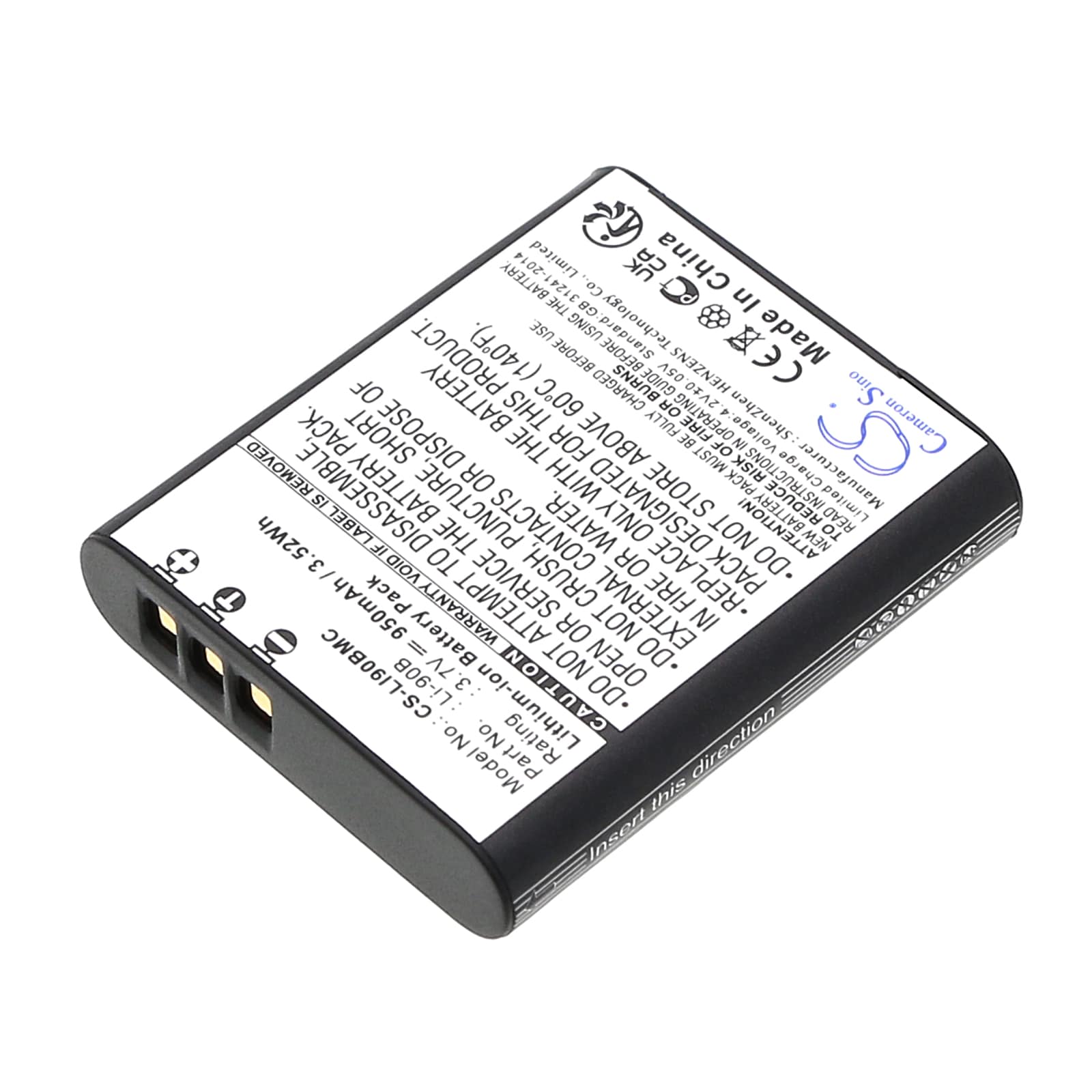 Batteri till Kamera för Olympus Tough TG-1, TG-1, Tough TG-1 iHS m.fl.
