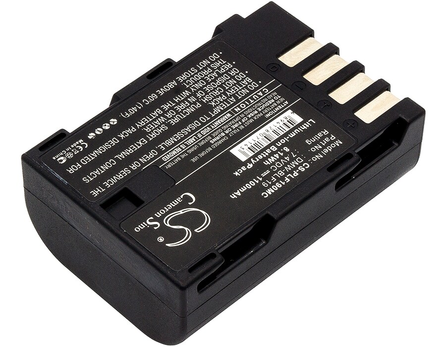 Batteri till Kamera för Panasonic Lumix DMC-GH3, Lumix DMC-GH3A, Lumix DMC-GH3AGK m.fl.