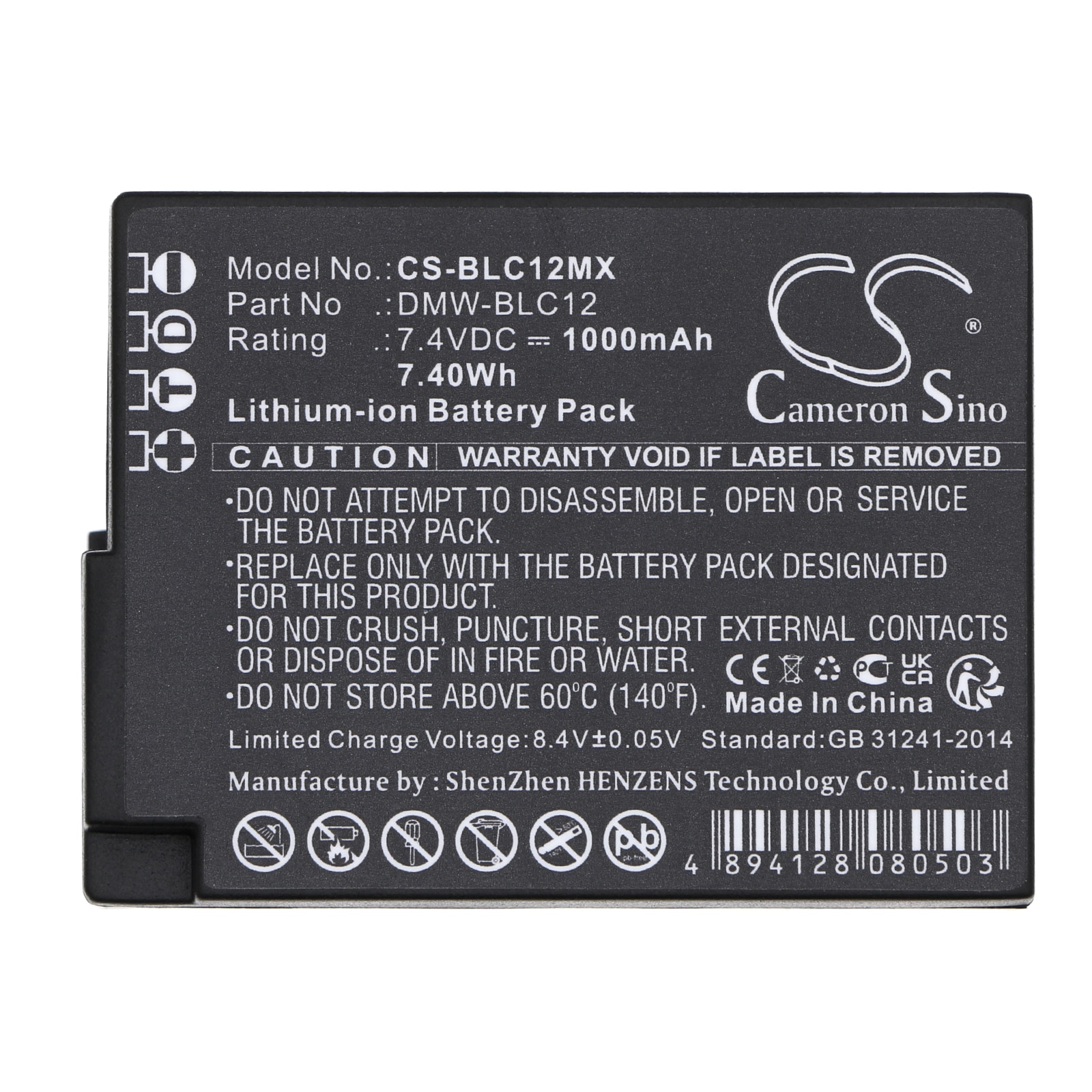 Batteri till Kamera för Leica V-Lux 4, Leica Q