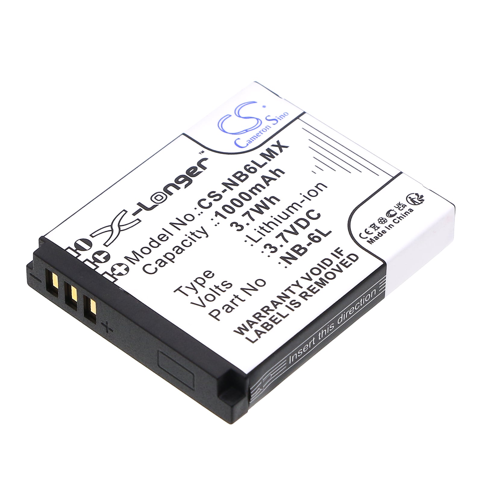 Batteri till Kamera för Canon Digital IXUS 200 IS, Digital IXUS 210 m.fl.