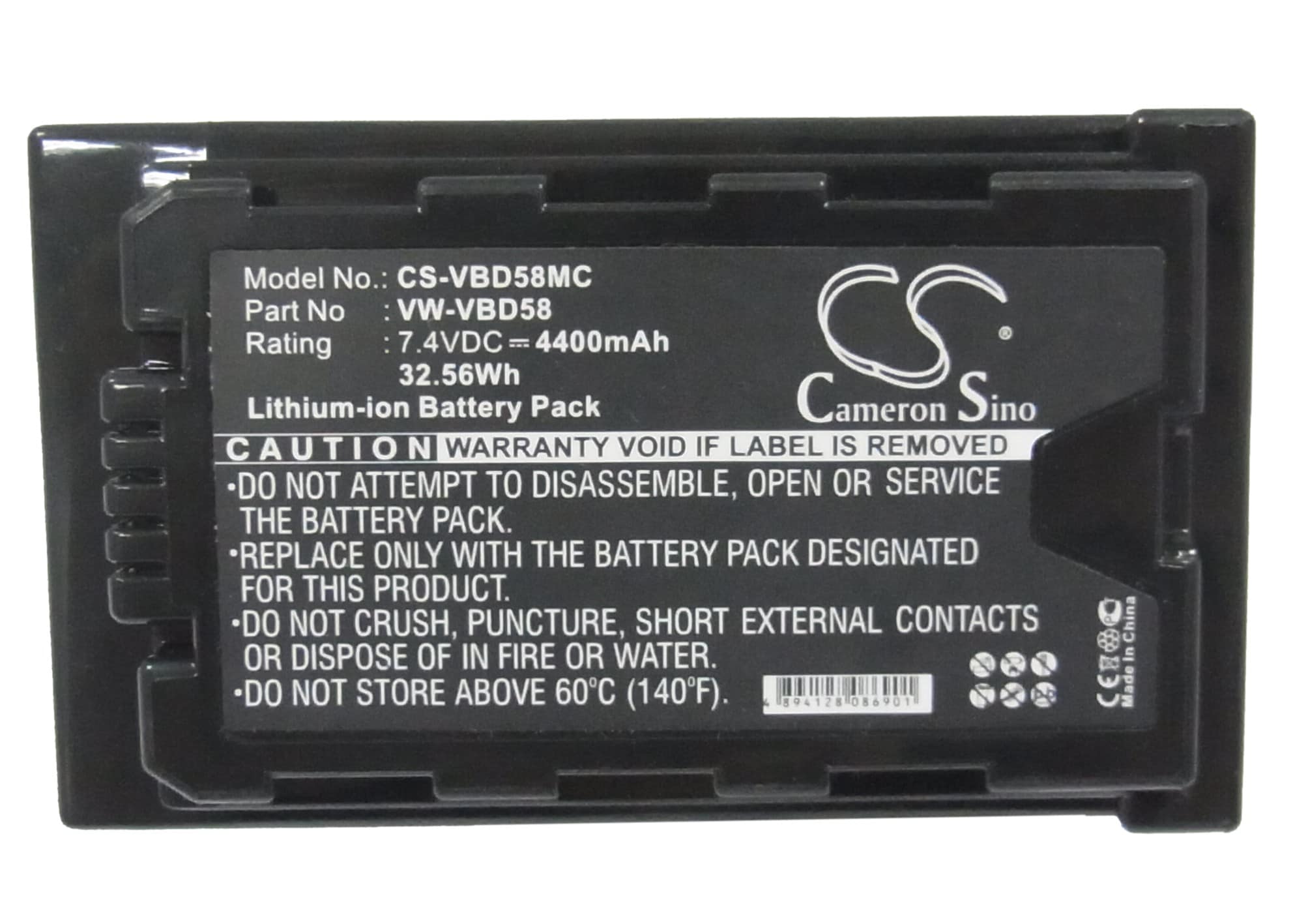 Batteri till Kamera för Panasonic HDC-MDH2GK, HC-MDH2, AJ-PX298MC m.fl.