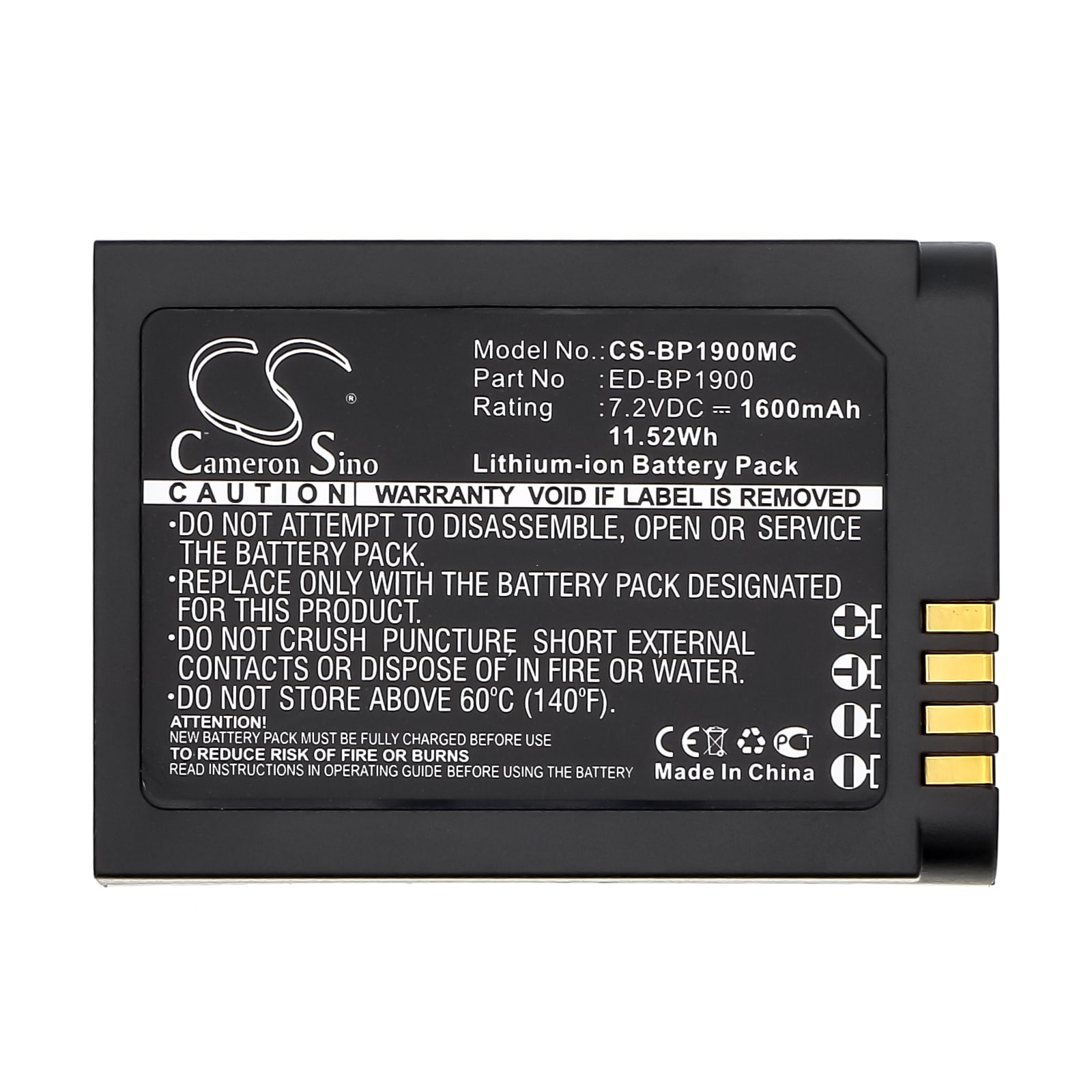 Batteri till Kamera för Samsung NX1, EV-NX1ZZZBMBUS, EV-NX1ZZZBQBUS m.fl.