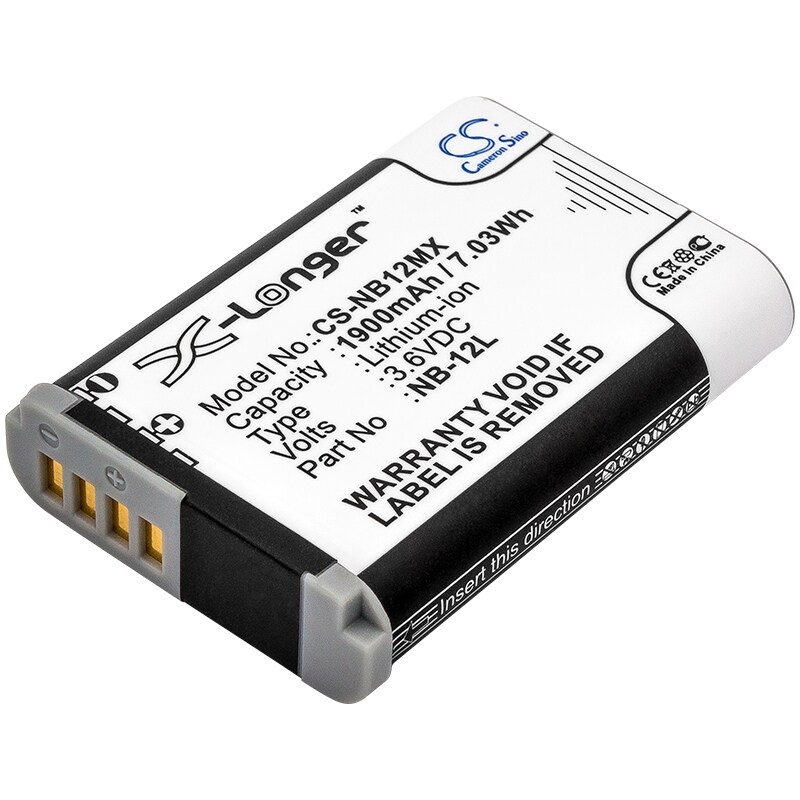 Batteri till Kamera för Canon PowerShot N100, LEGRIA Mini X, VIXIA Mini X m.fl.