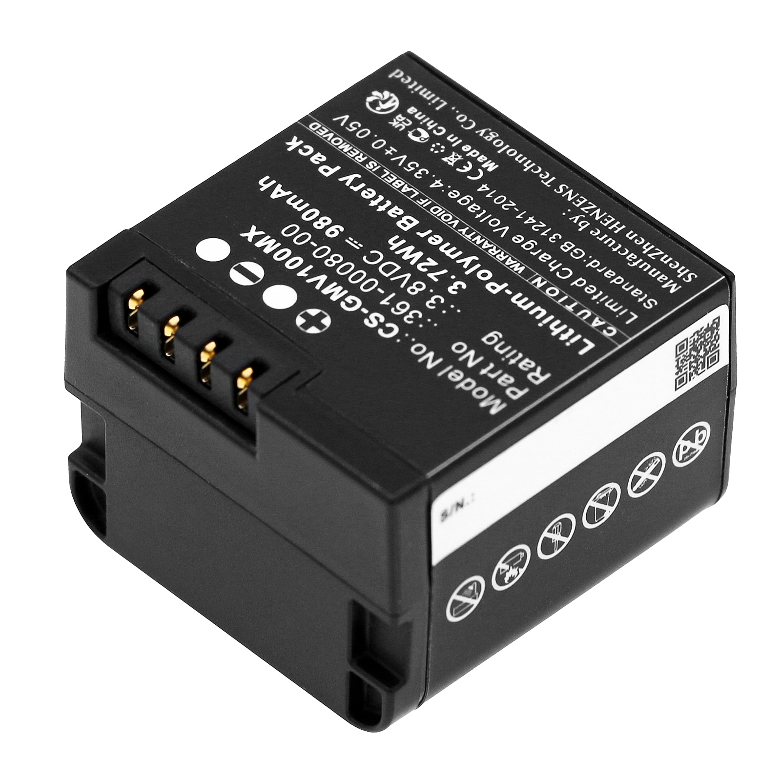 Batteri till Kamera för Garmin Virb X, VIRB XE, Virb X Compact