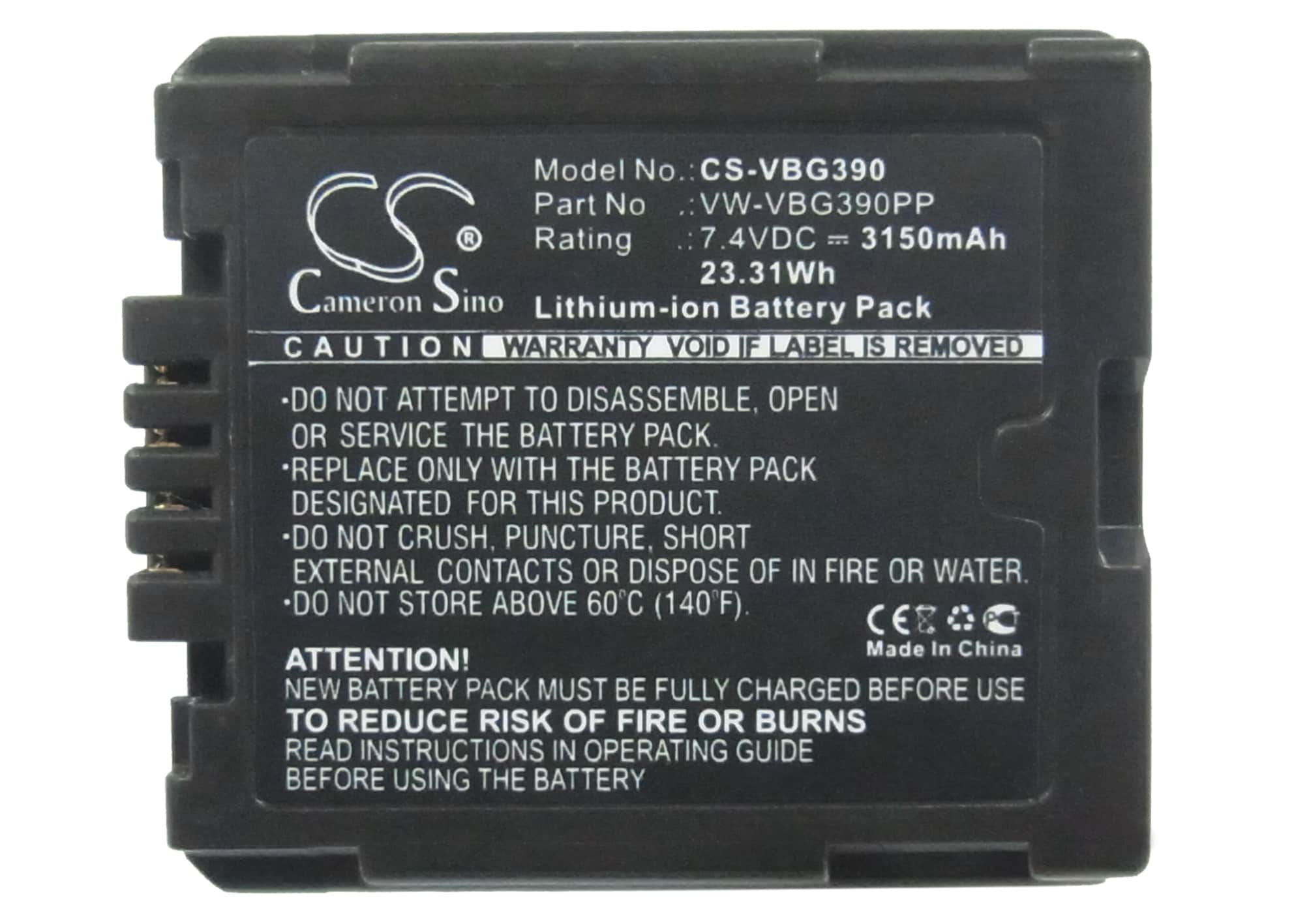 Batteri till Kamera för Panasonic AG-HMC40, AG-HMC70, AG-HMC150 m.fl.