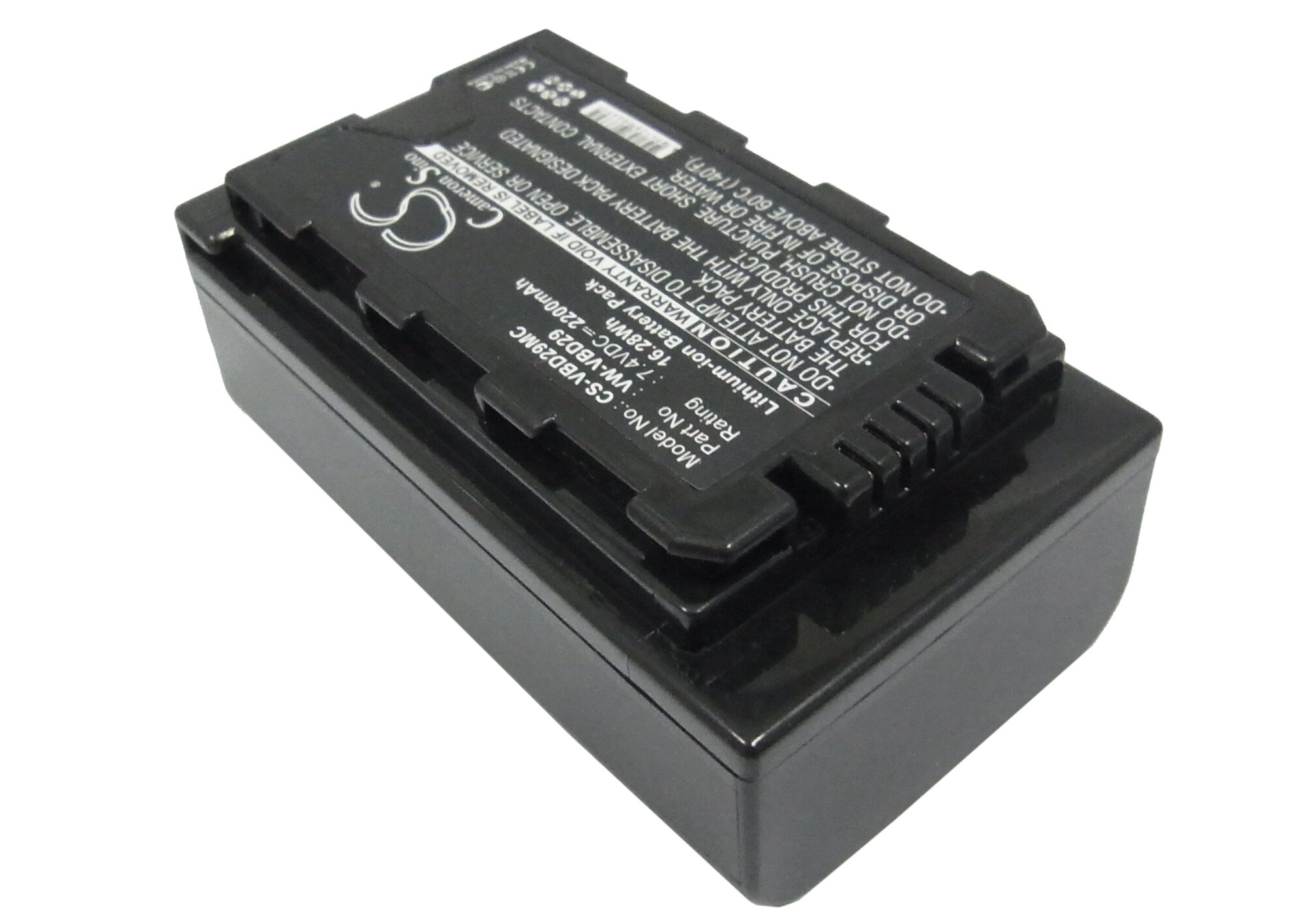 Batteri till Kamera för Panasonic HDC-MDH2GK, HC-MDH2, AJ-PX298MC m.fl.