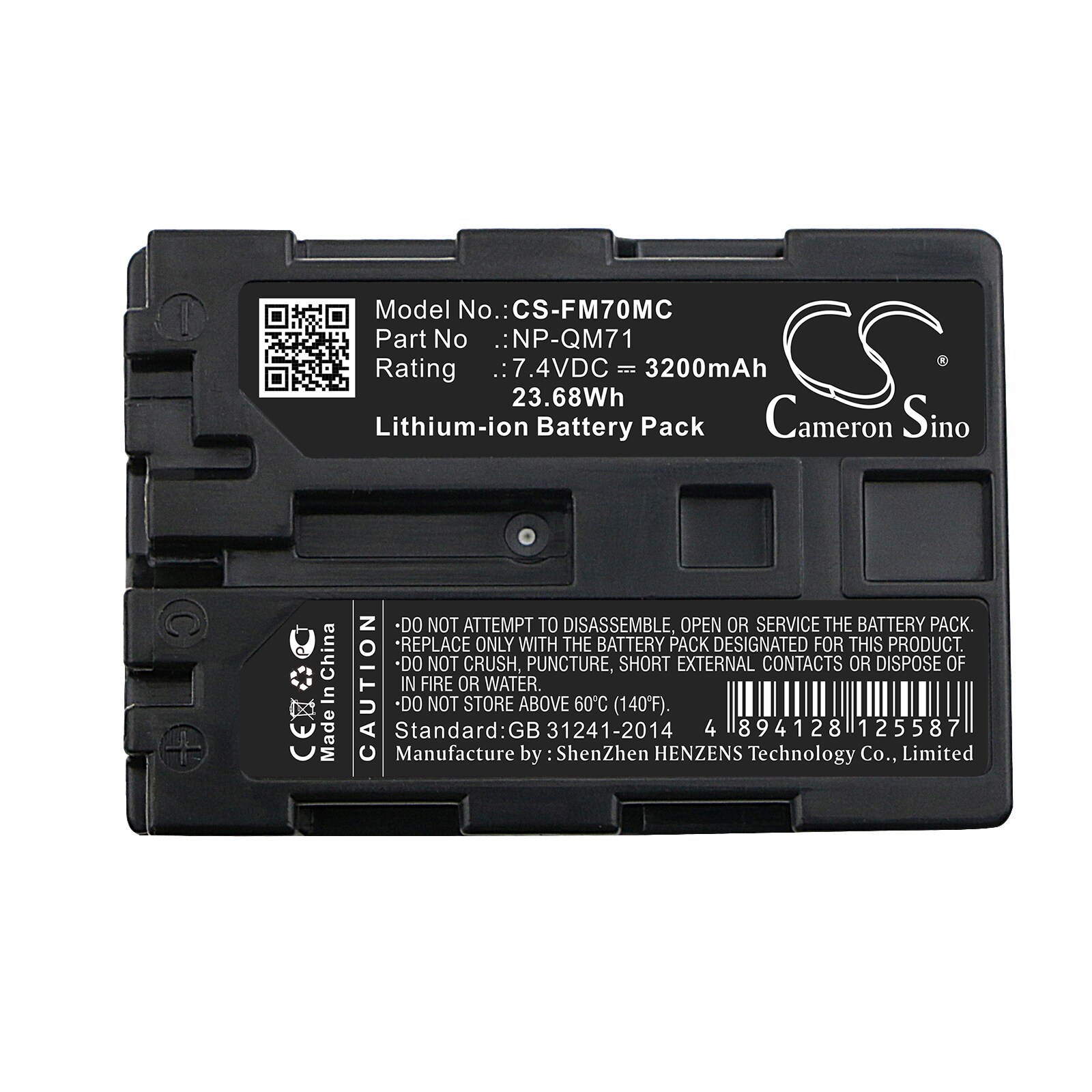 Batteri till Kamera för Sony CCD-TRV108, CCD-TRV118, CCD-TRV128 m.fl.