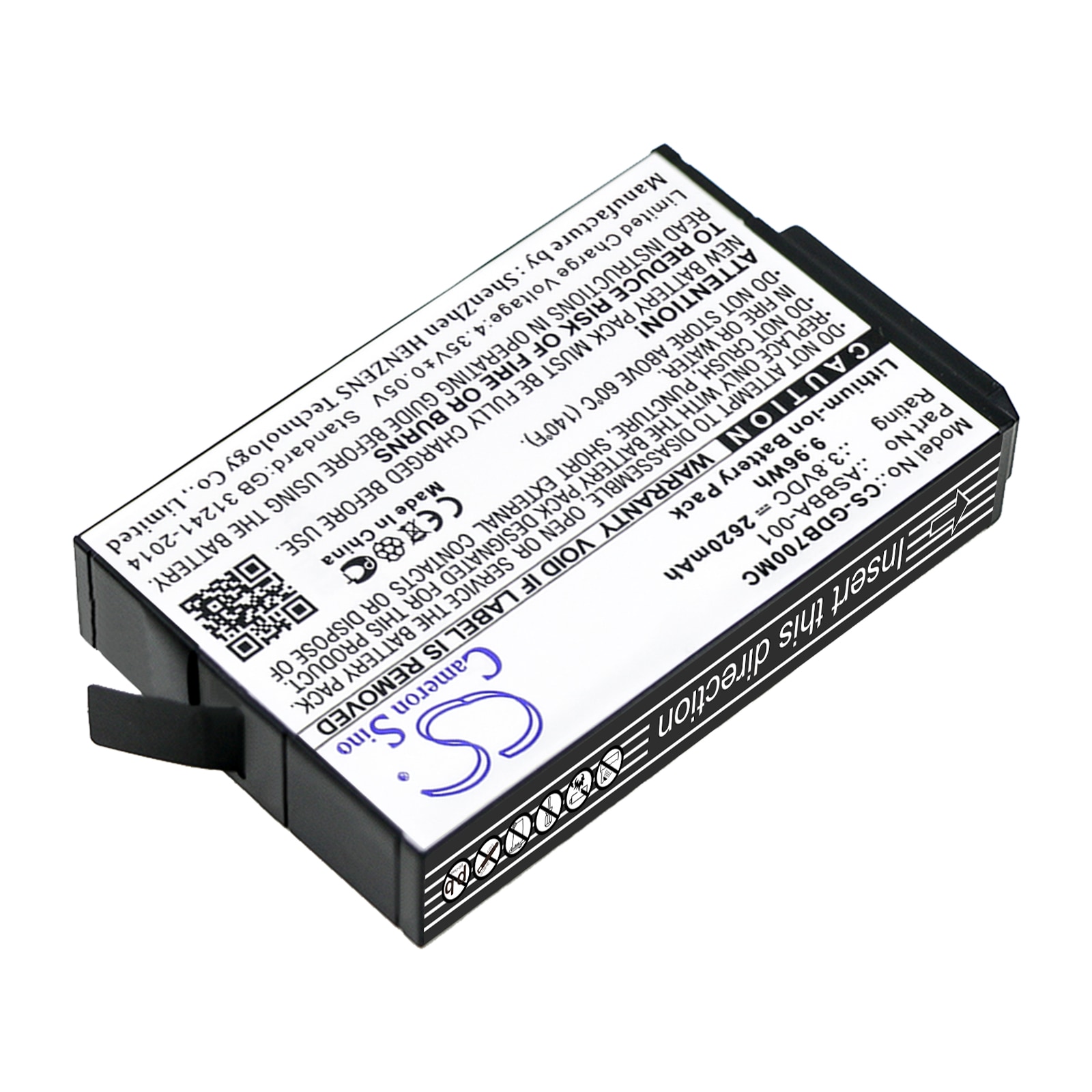 Batteri till Kamera för Gopro Fusion, Fusion VR 360