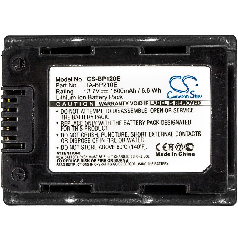 Batteri till Kamera för Samsung HMX-S10, HMX-S15, HMX-S16 m.fl.
