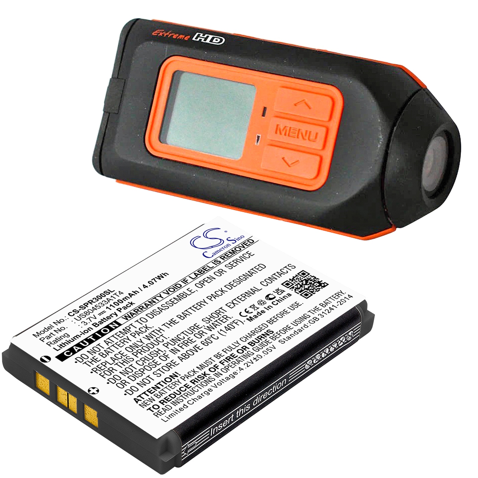 Batteri till Kamera för Spare MiniDVR 3, H720