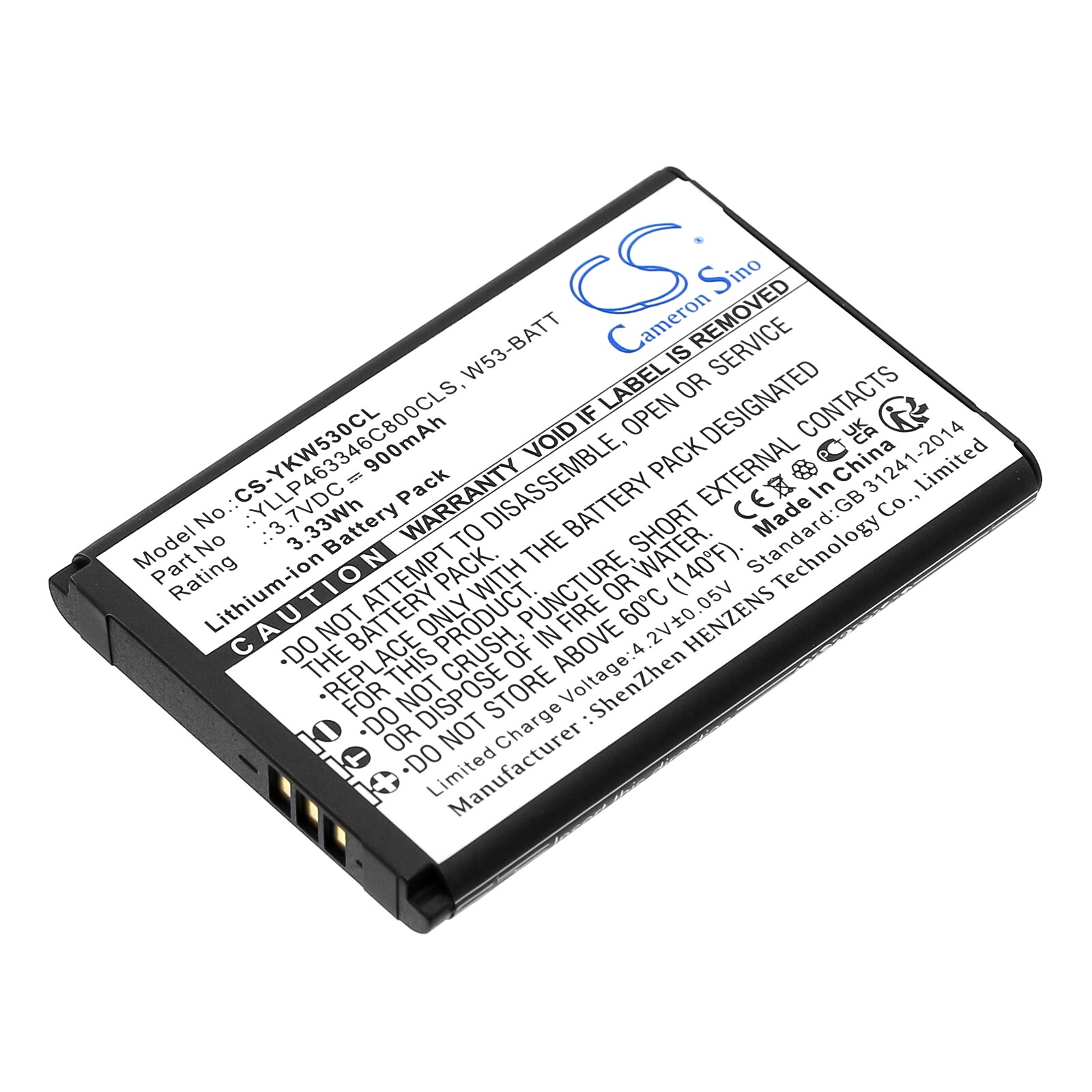 Batteri till Sladdlös telefon för Yealink W53, W53P, W53h m.fl.