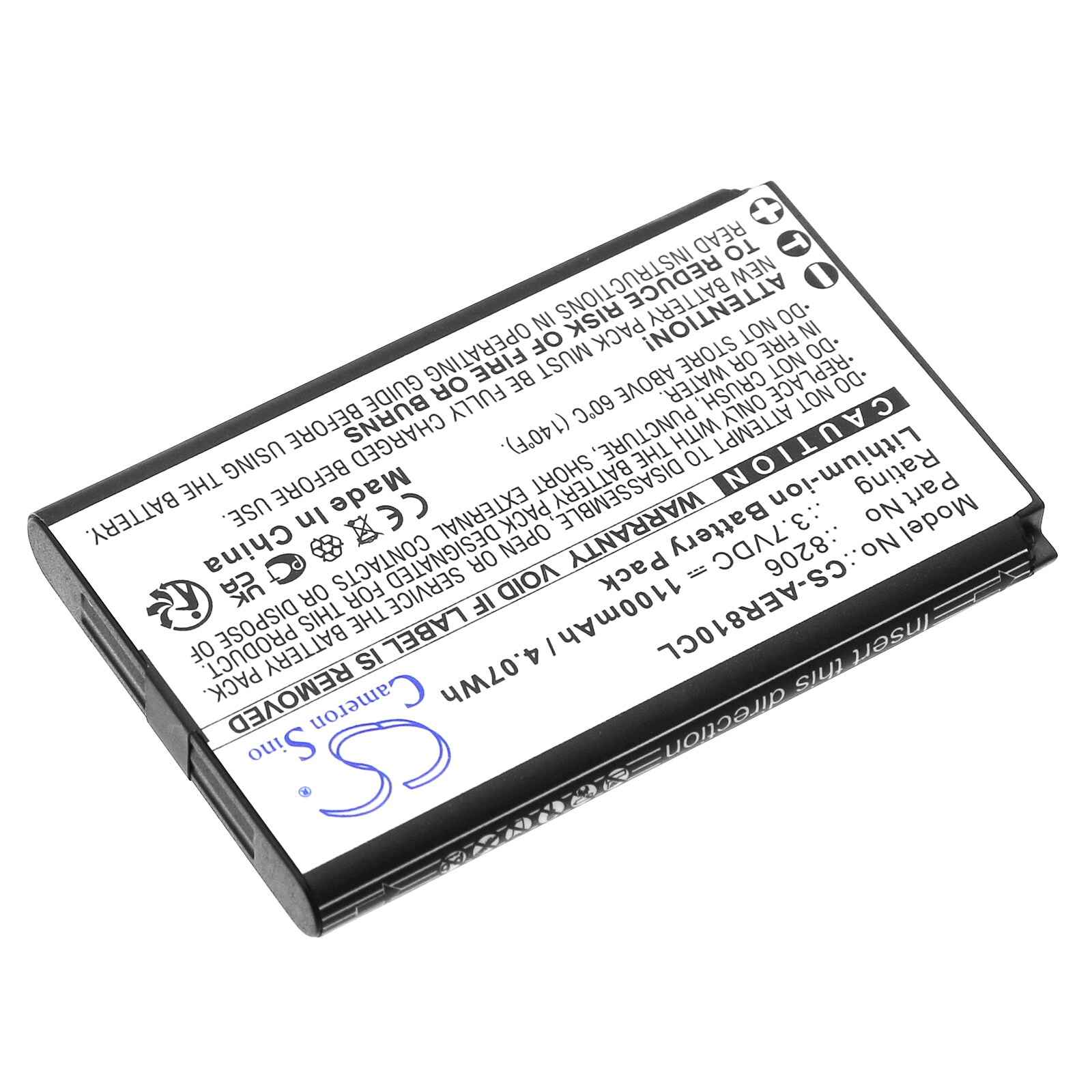 Batteri till Sladdlös telefon för AEi VX-8x08, AGR-8106, MIP-300 m.fl.