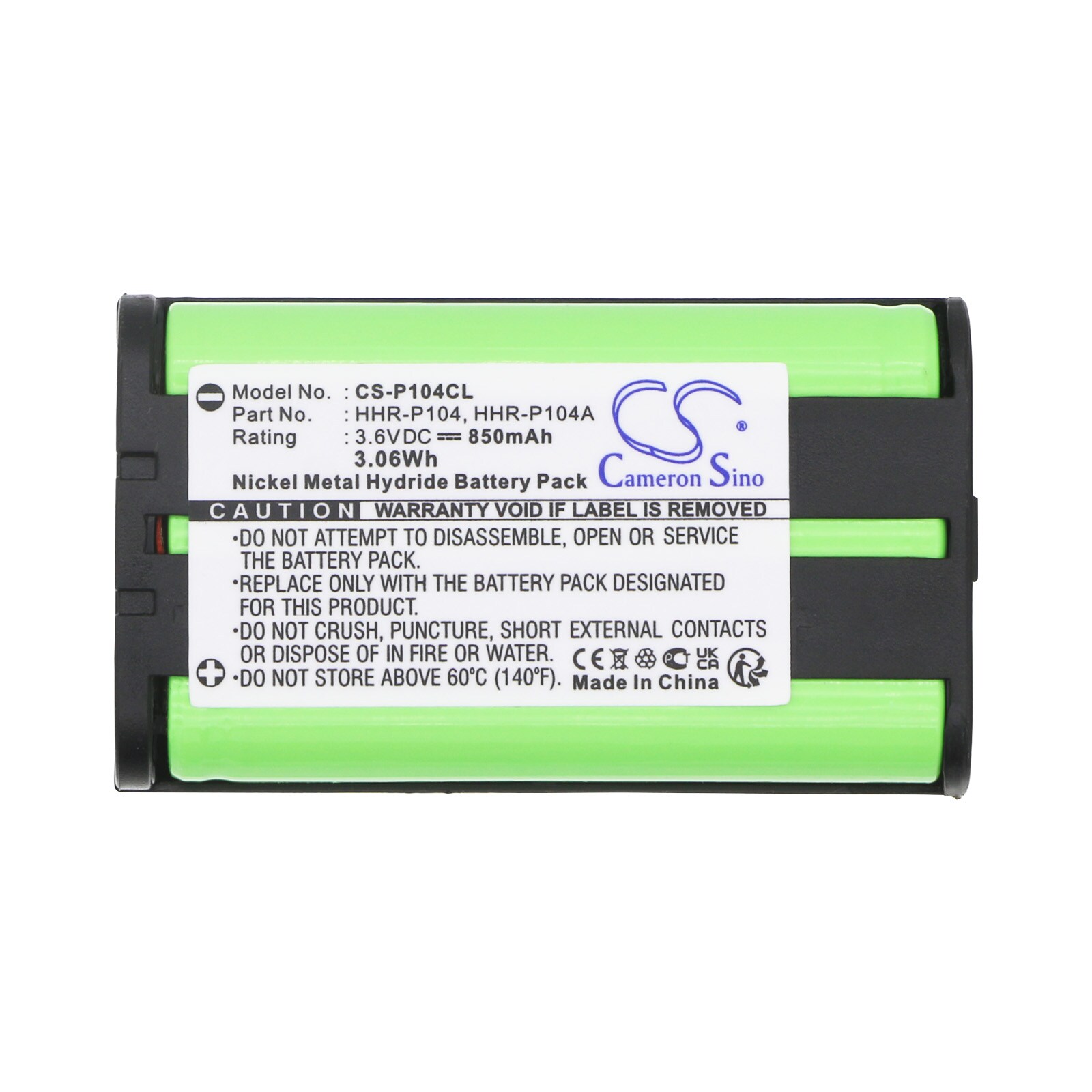 Batteri till Sladdlös telefon för Radio Shack 23-968, 43-9024, 43-9025 m.fl.