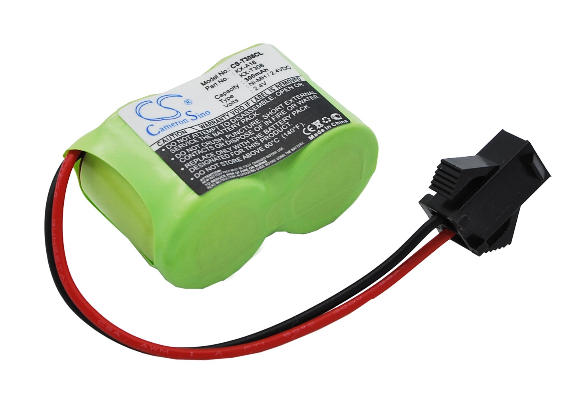 Batteri till Sladdlös telefon för Panasonic KX-A16, KX-T1232, KX-T308 m.fl.